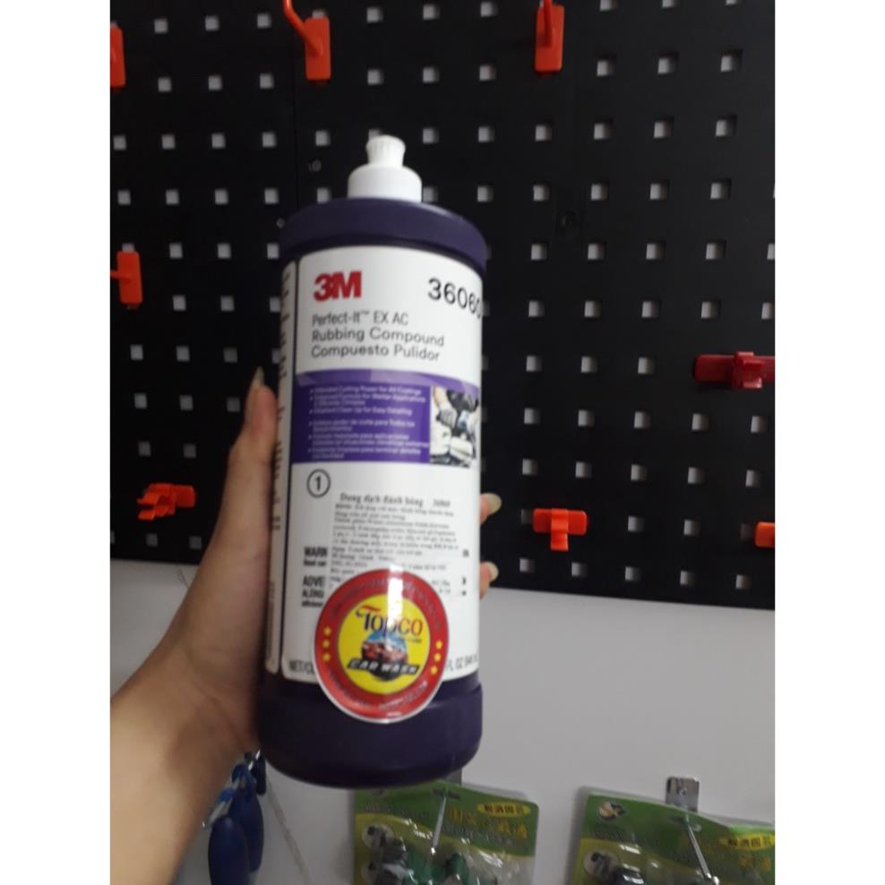 Bộ xi đánh bóng 3M dung tích 946ml bước 1,2,3  giúp đánh phá xước nhanh  tạo độ bóng cho bề mặt sơn
