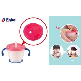 Cốc tập uống 3 giai đoạn Richell Nhật Bản [Chính hãng]
