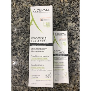 A-Derma Exomega Control Kem dưỡng ẩm, làm dịu cho da rất khô <HÀNG CHÍNH HÃNG>