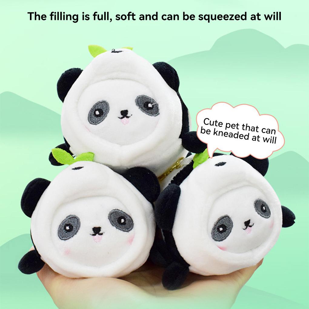 Set 2 Móc Khóa Hình Thú Nhồi Bông Dễ Thương