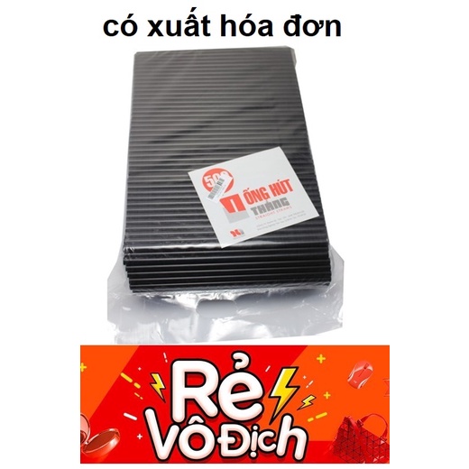 Sỉ siêu rẻ ống hút đen phi 6 , ống hút đen phi 8 , ống hút trân châu phi 12 các loại (túi lớn 500gr)