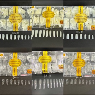 Móng úp hsm tem vàng các form hộp 500 móng