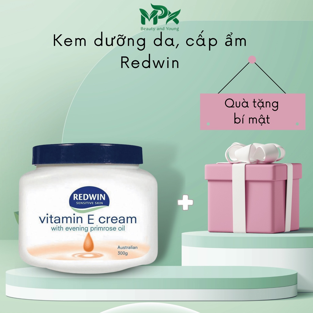 Kem dưỡng Redwin Vitamin E Cream 300g Úc chính hãng dưỡng da cấp ẩm tay mặt dưỡng thể body - MPX