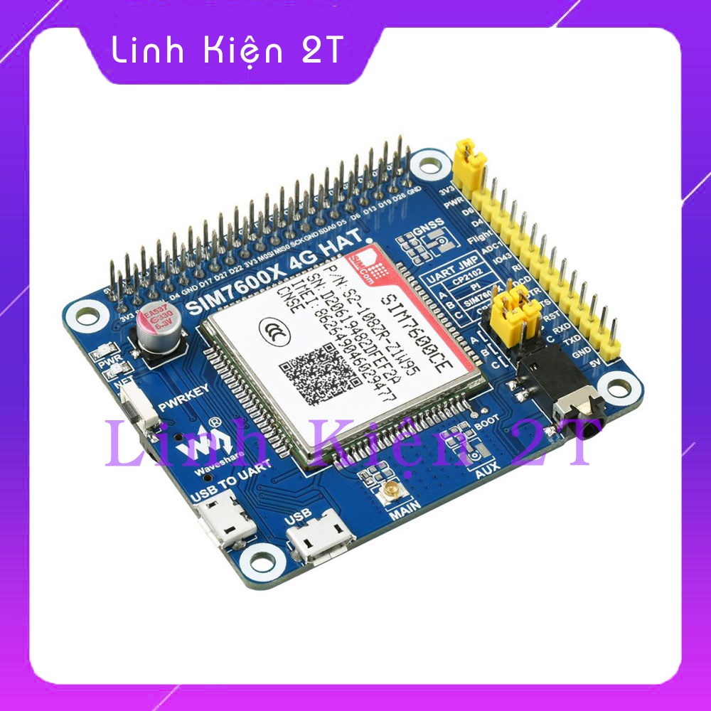Module Sim 4G SIM7600 tích hợp GPS