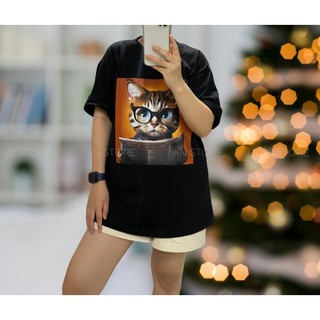 T-Shirt - Áo thun unisex , cotton cổ tròn cao cấp thoáng mát, không nhăn - Money Heist Cat