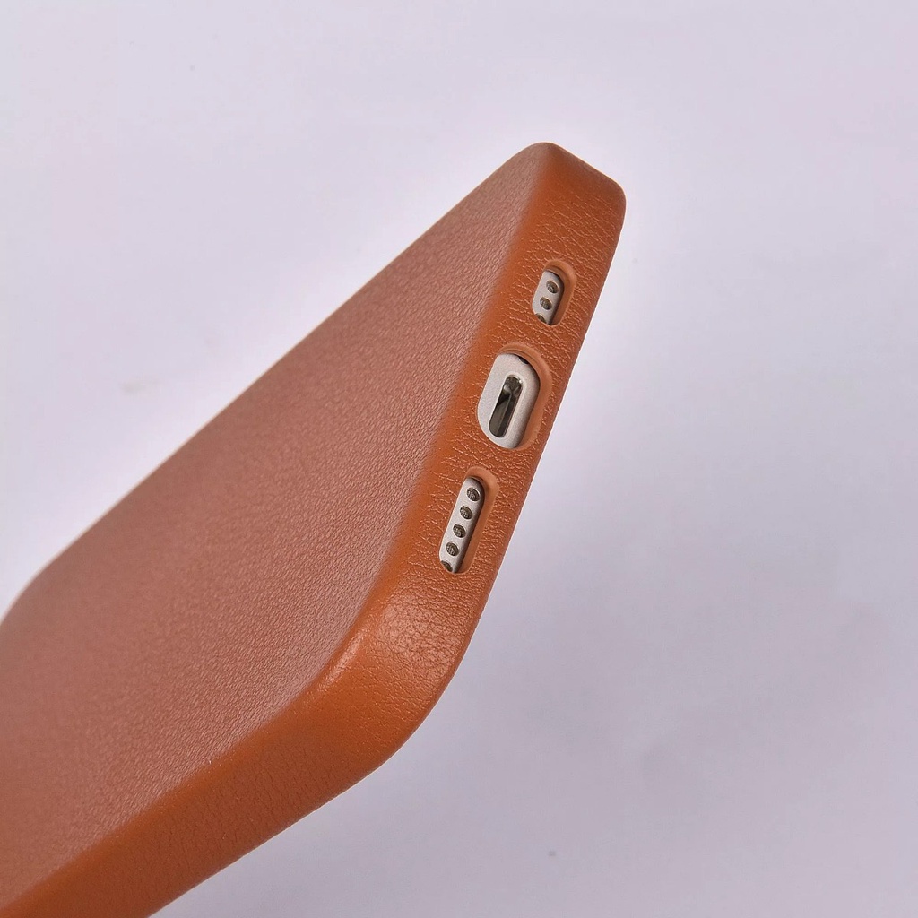 Ốp Lưng da thật WIWU Calfskin Geniunne Leather Cho Smart Phone 13 ProMax , 13 Pro , 13 chống sốc chính hãng cao cấp
