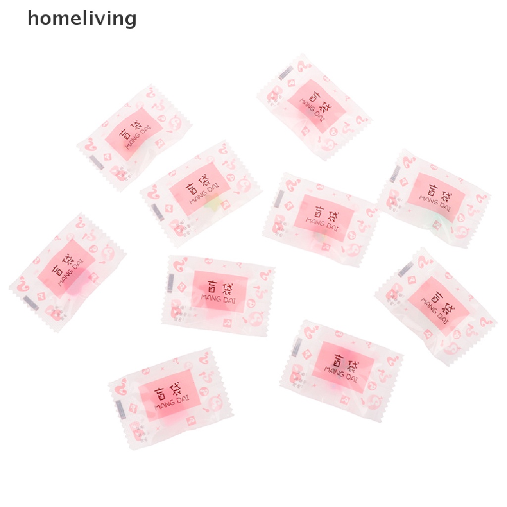 Set 10 Mô Hình Túi Đựng Thức Ăn Trong Siêu Thị Trang Trí Nhà Búp Bê