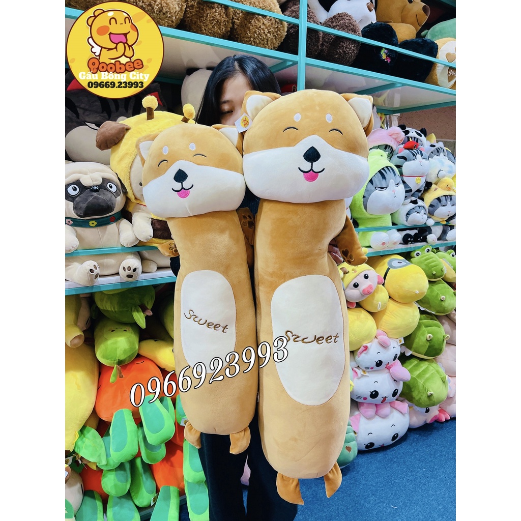 Gối Ôm Chó Bông Shiba Sweet Gấu Bông City