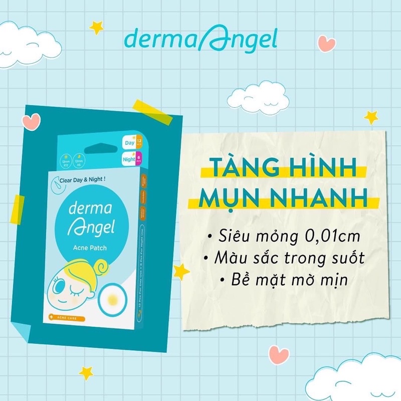 Miếng Dán Mụn Derma Angel Patch