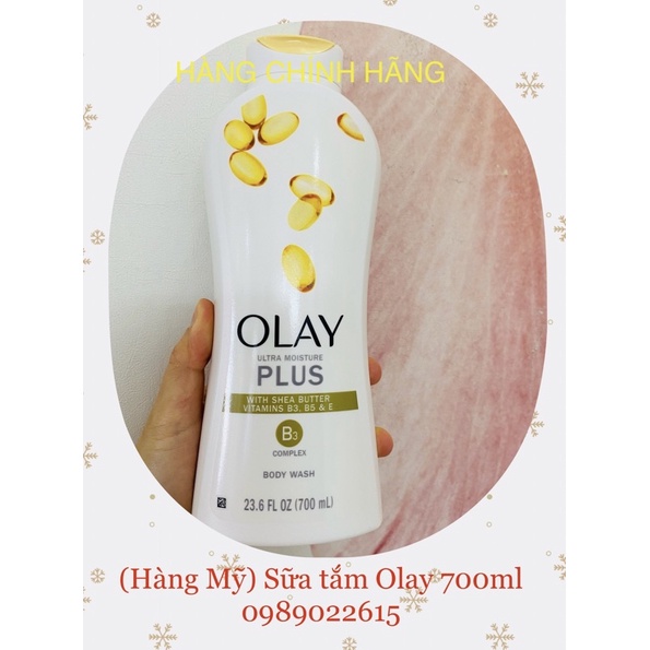 (Hàng Mỹ) Sữa tắm Olay Ultra Moisture Plus Shea Butter 700ml