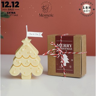  Nến Thơm Cây Thông Noel MESMERIC Trang Trí Ngày Lễ Giáng Sinh Kèm Hộp Quà Tặng 