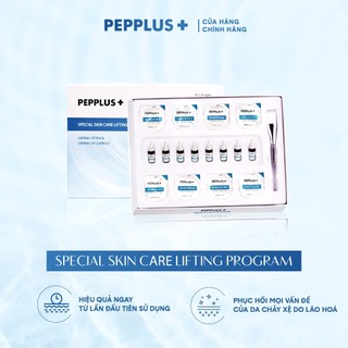 Bộ 8 mặt nạ nâng cơ thải độc xóa nhăn thu nhỏ lỗ chân lông sáng đều màu da Pepplus - Hàng chính hãng