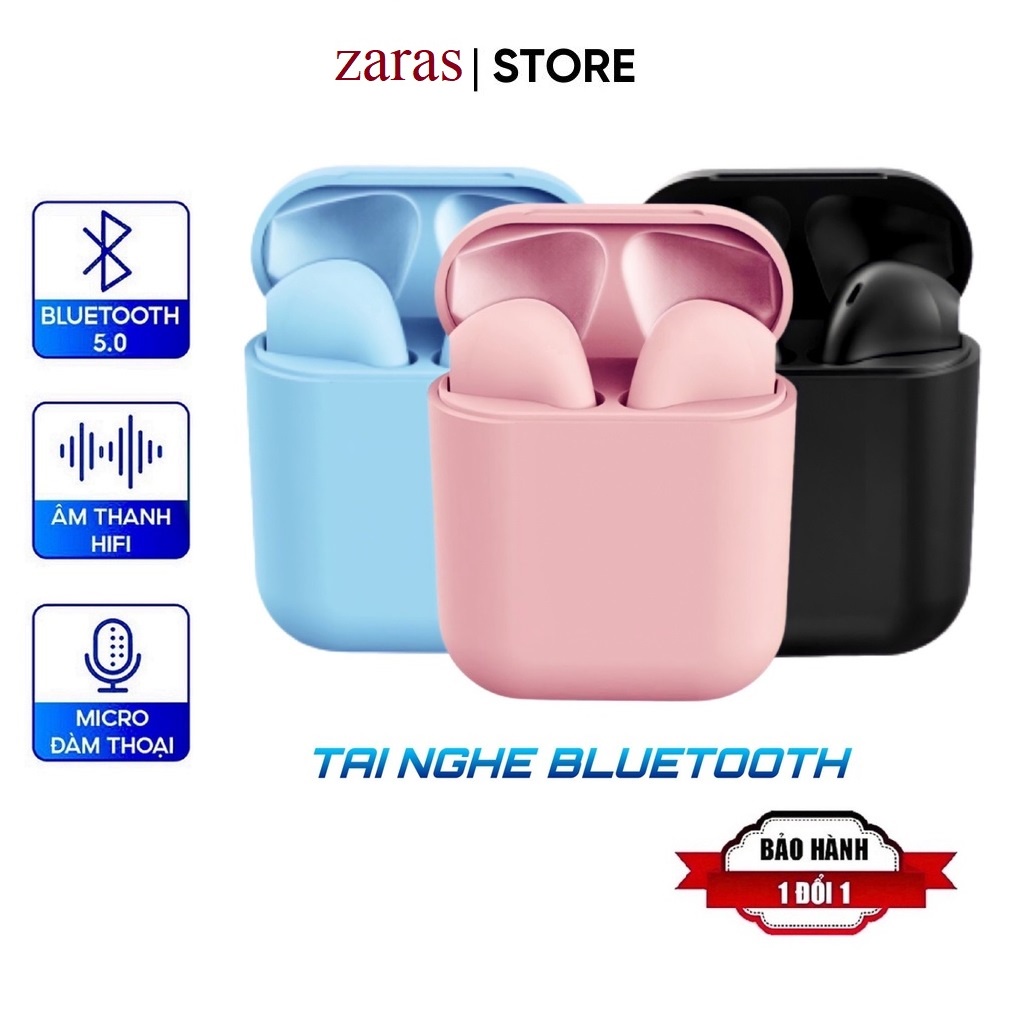 Tai Nghe Bluetooth Công Nghệ Mới Âm Thanh Sống Động Không Dây J12 Phiên Chuẩn Bản Quốc Tế J12_Mau -xanhrongnjnj