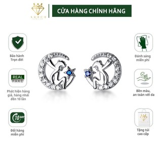 Khuyên tai bạc Ý s925 hoàng tử bé trên mặt trăng G6647 - AROCH Jewelry