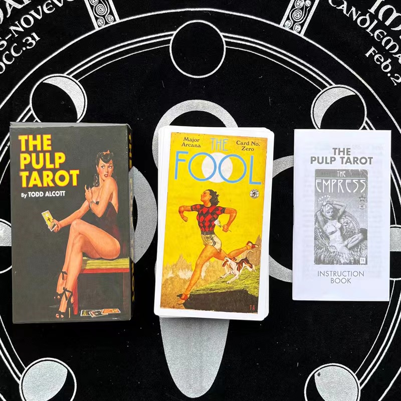 Vulgar Tarot 12X7CM The Pulp Tarot English Trò chơi bảng bài tùy chỉnh