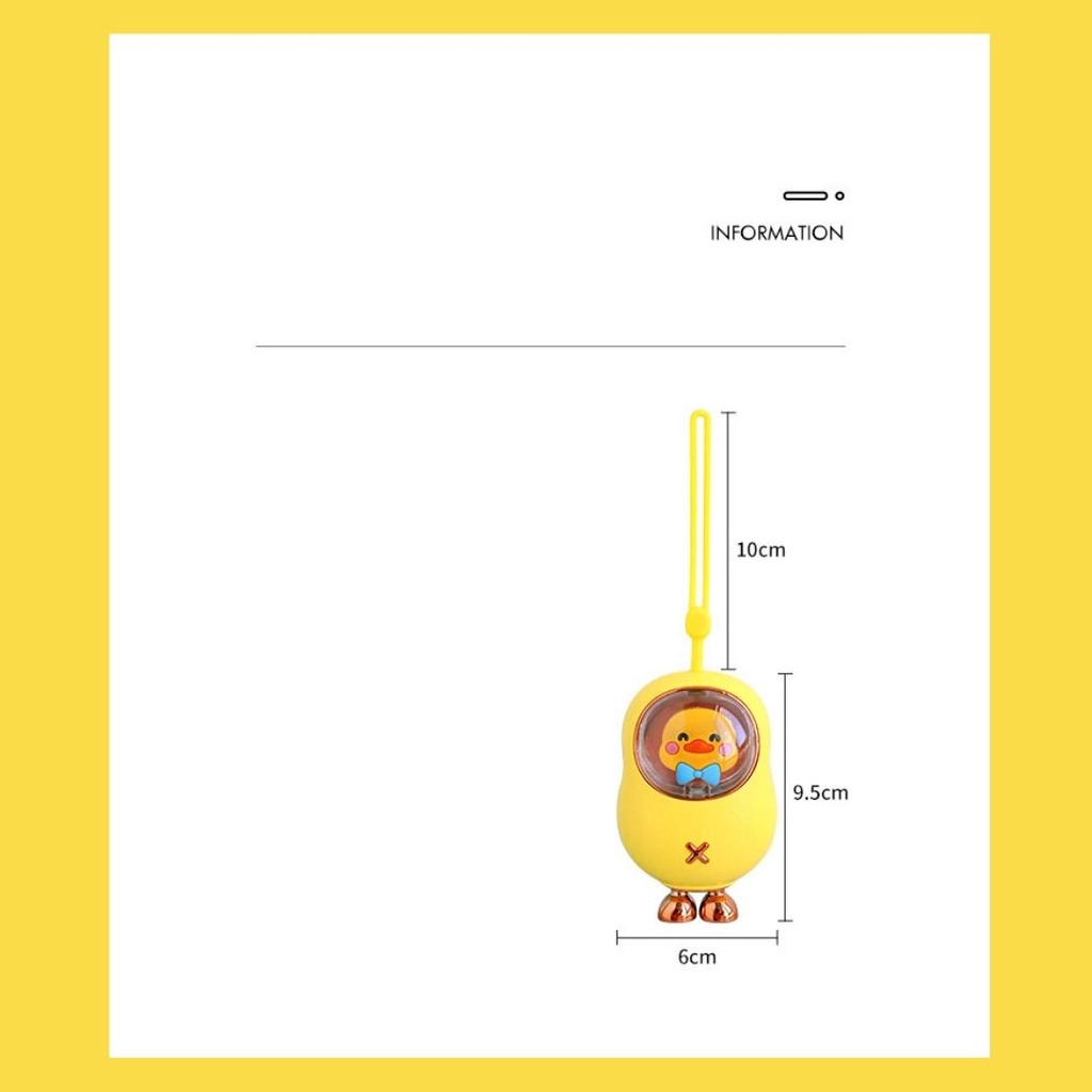 Máy sưởi mini cầm tay, máy sưởi tay mini chân sạc Type-C hình vịt vàng dễ thương nhỏ gọn sưởi ấm bàn tay