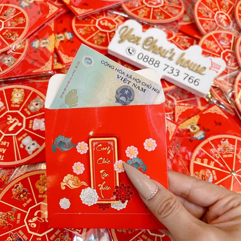 Bao lì xì quay số may mắn