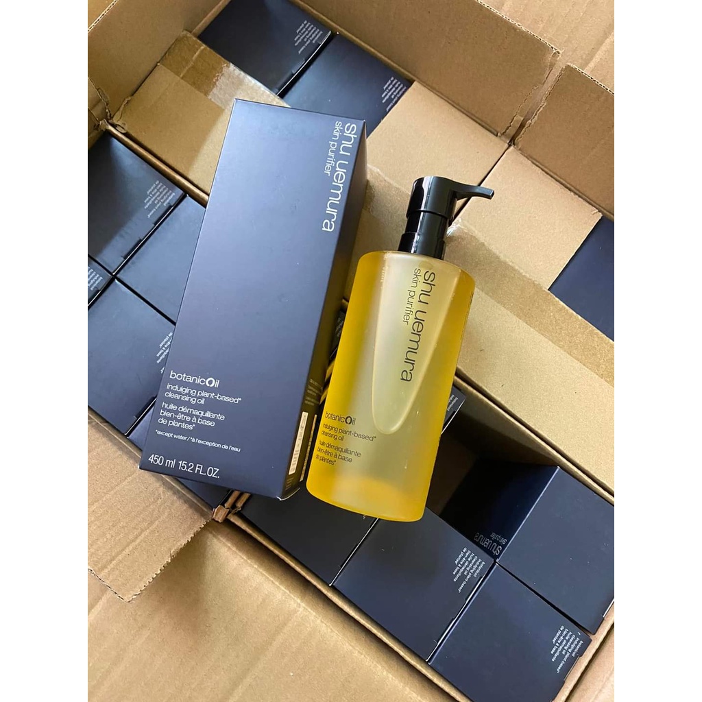 Dầu Tẩy Trang Shu Uemura Botanic Cleansing Oil - Tẩy trang Shu Uemura vàng 450ml