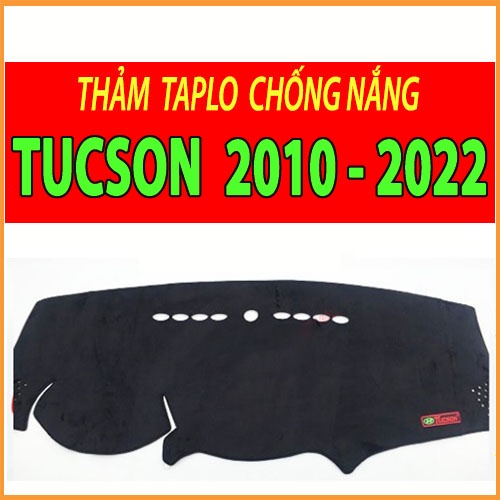 Thảm taplo xe tucson da carbon, thảm nhung, thảm che nắng chống nóng da cacbon cao cấp