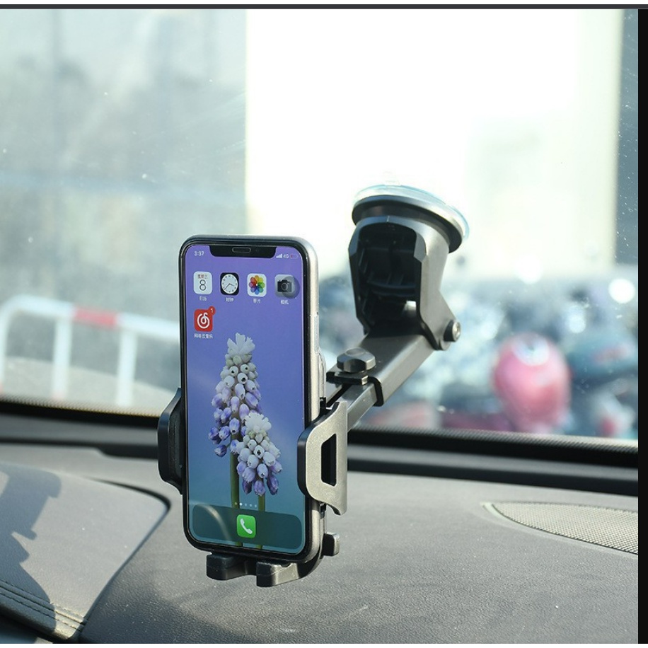 Giá đỡ điện thoại trên xe ô tô có đế chân không LAKADO