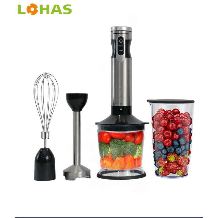 Máy xay cầm tay đa năng xay sinh tố đánh trứng 5 trong 1 LS328