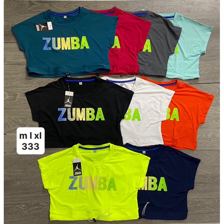 CROPTOP ZUMBA RỘNG RÚT EO THỂ THAO GYM/Yoga