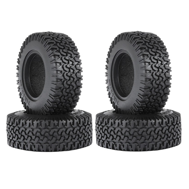 Set 4 Bánh Xe 76mm 1.55 Inch Chuyên Dụng Cho Xe Điều Khiển Từ Xa Axial Yeti Jr RC4WD Tamiya CC01 1 / 10