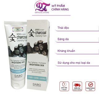 Sữa rửa mặt than hoạt tính Dabo Charcoal Cleansing Foam 150ml
