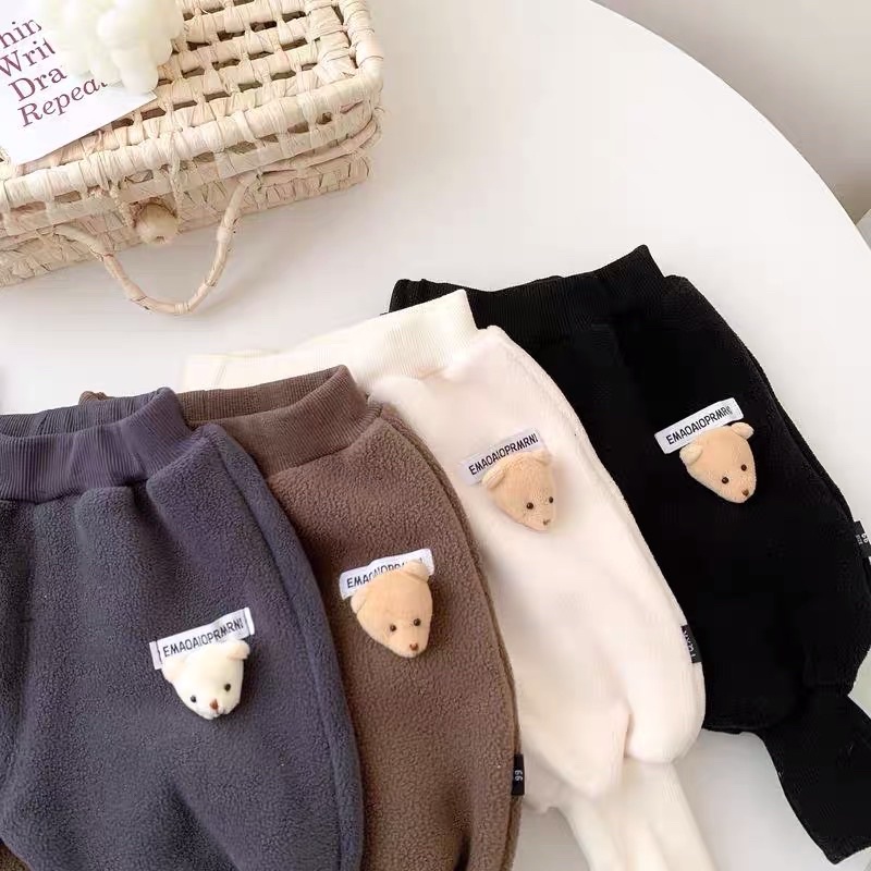 Quần thu đông cho bé lông cừu siêu ấm Royalkids