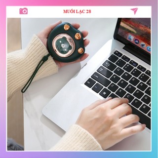 Máy sưởi ấm cầm tay mini đa năng hình chân mèo Pin sạc 2400Mah 4 tiếng sử dụng - Máy massage sưởi ấm tay nhỏ gọn