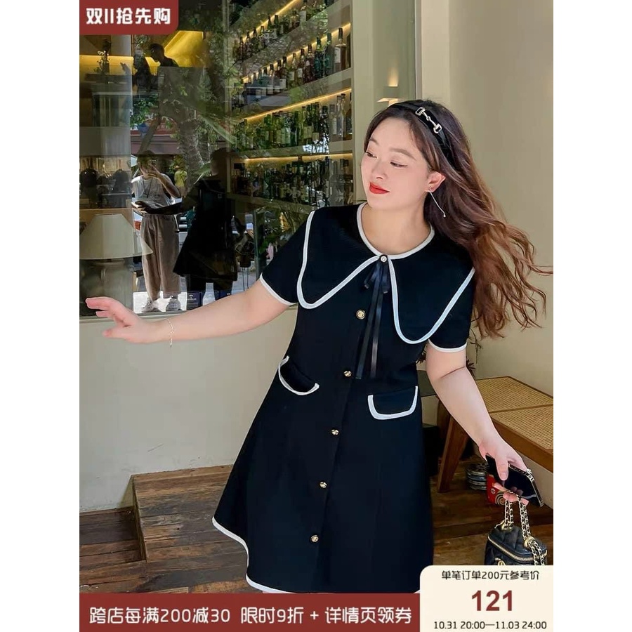 Đầm bigsize nữ đâmg khuy ngọc dành cho người mập từ 57-85kg