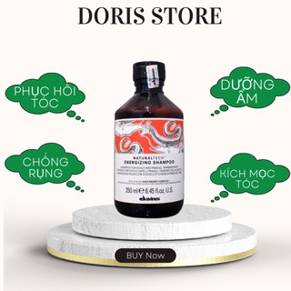 DAVINES -Cặp Dầu Gội Dầu Xả Chống Rụng Kích Thích Mọc Tóc DAVINES NATURALTECH ENERGIZING 250ML