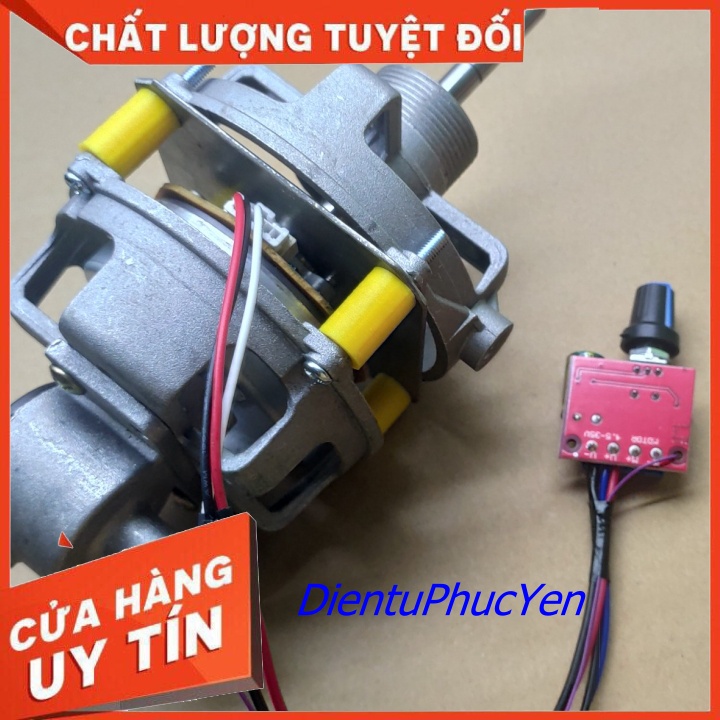 Đầu quạt BLDC 12V - Lắp quạt chạy acquy 9V - 18V