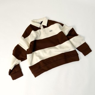 Áo khoác end.payce® " BASIC " SWEATER CREAM/BROWN