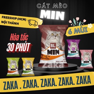 Cát vệ sinh cho mèo MIN 8L