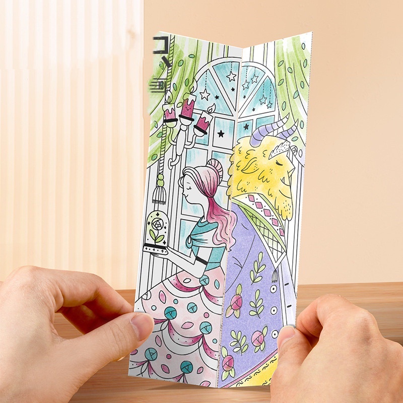 Đồ Chơi Tranh Tô Màu Nghệ Thuật Đã Có Màu Và Cọ - Mideer Watercolor Painting