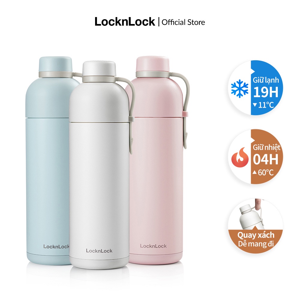 Bình giữ nhiệt Lock&Lock Belt Bottle 490ml - LHC4267 (3 màu)