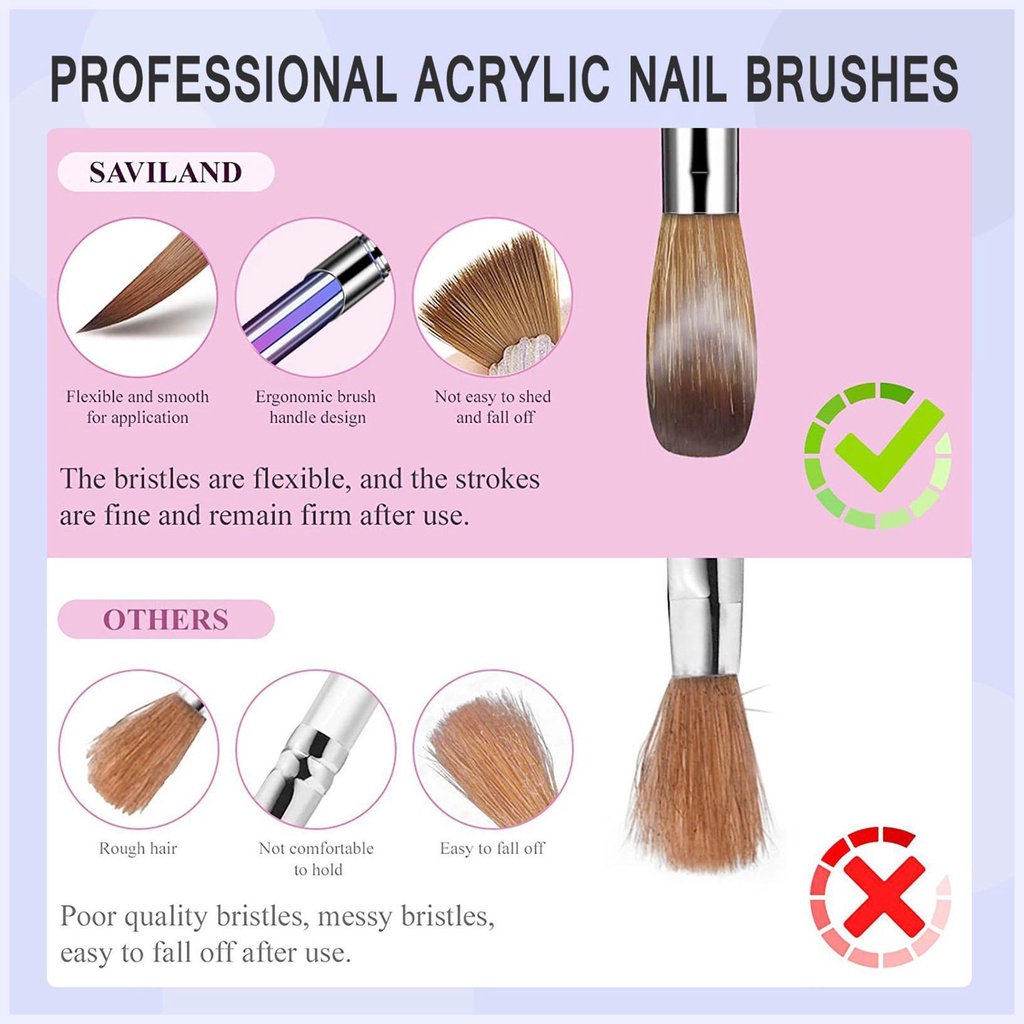 Bộ 4 Cọ Vẽ Móng Tay Bằng Kim Loại Và Acrylic Màu Ombre