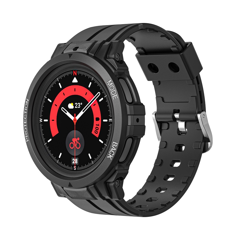 Dây Đeo Silicone + Ốp Bảo Vệ 2 Trong 1 Cho Đồng Hồ Thông Minh Samsung Galaxy Watch 5 Pro 45mm / 5 Pro