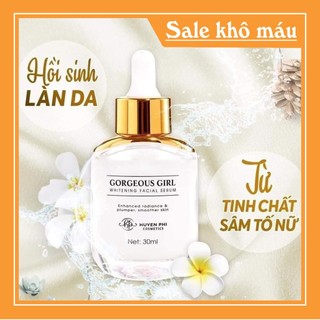 Serum Sâm Tố Nữ Huyền Phi [Hàng Chính Hãng] cho da khoẻ mạnh, căng bóng, trắng hồng, tái tạo trẻ,ngăn ngừa lão hoá da