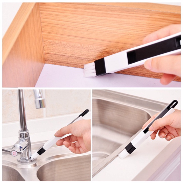 Chổi Quét Bụi Kèm Ki Hốt Rác Mini/ Cọ Mini Phủi Bụi Vệ Sinh Khe Cửa, Bàn Phím Máy Tính,... SIGO