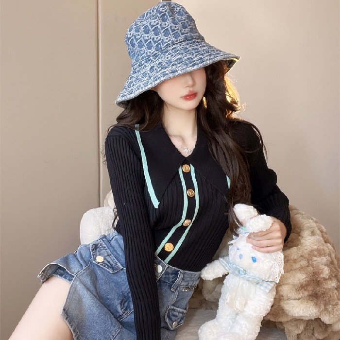 NRVP Áo Sweater Dài Tay Thiết Kế Mới Thời Trang Theo Phong Cách Hàn Quốc Cho Nữ