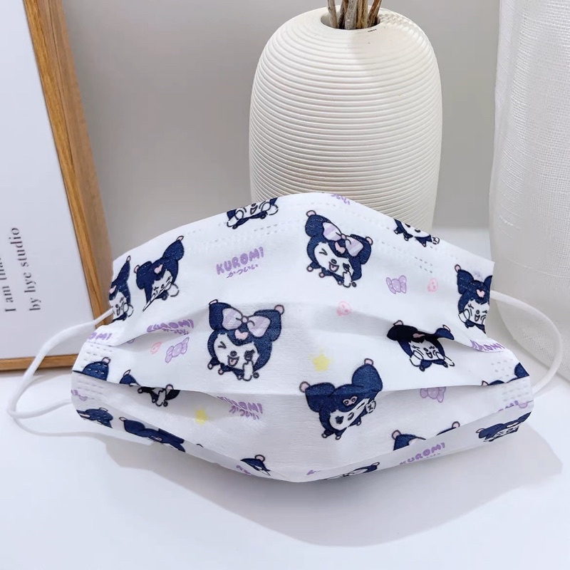 Khẩu trang hoạt hình kuromi nhiều loại dễ thương cho người lớn