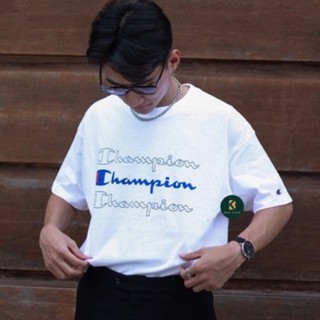 [ CHAMPION CHÍNH HÃNG ] Áo thun champion 3lines xẻ tà - 100% Authentic