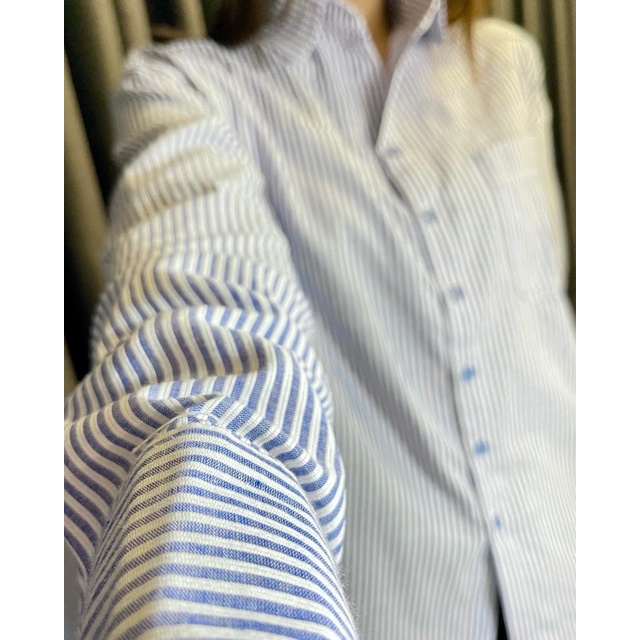 ÁO SƠ MI SỌC DÁNG RỘNG