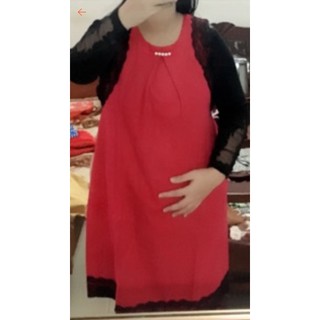 Váy bầu công sở vải dạ (size XL 70kg)