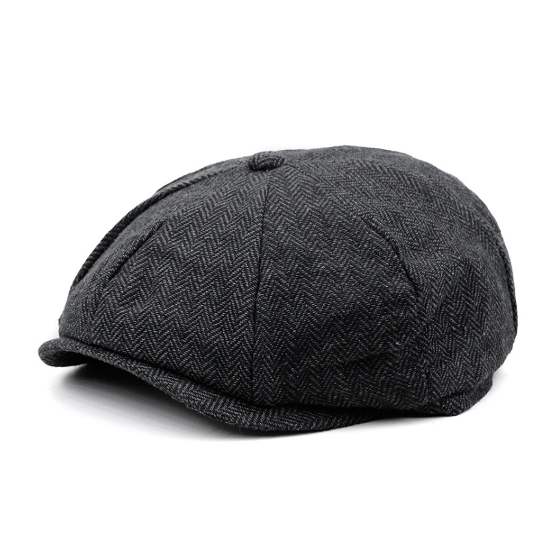 Mũ Nồi Nam Trung Niên Vải Cotton BR22 - Mũ Beret Phong Cách Đẳng Cấp | MUGU