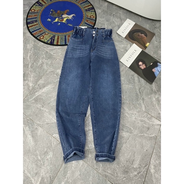 Quần baggy  bò cạp chun B110