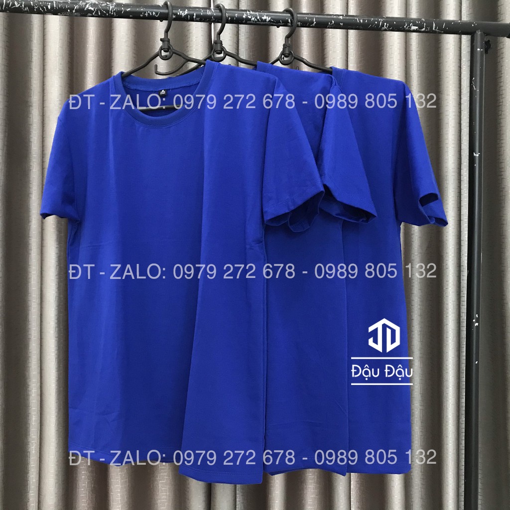 Áo Thun Trơn  Nhiều Màu Phom Xuông Đồng Phục Nam Nữ Có Size Trẻ Em Vải Dày Mịn Không Xù Lông