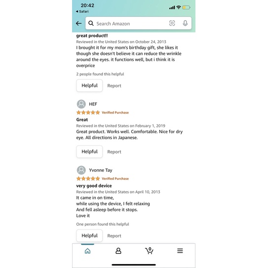 Máy mát xa mắt Panasonic EH SW50